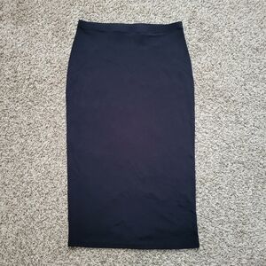 Express Vintage Skirt Black Midi Pencil Straight 90s Y2k Size Small